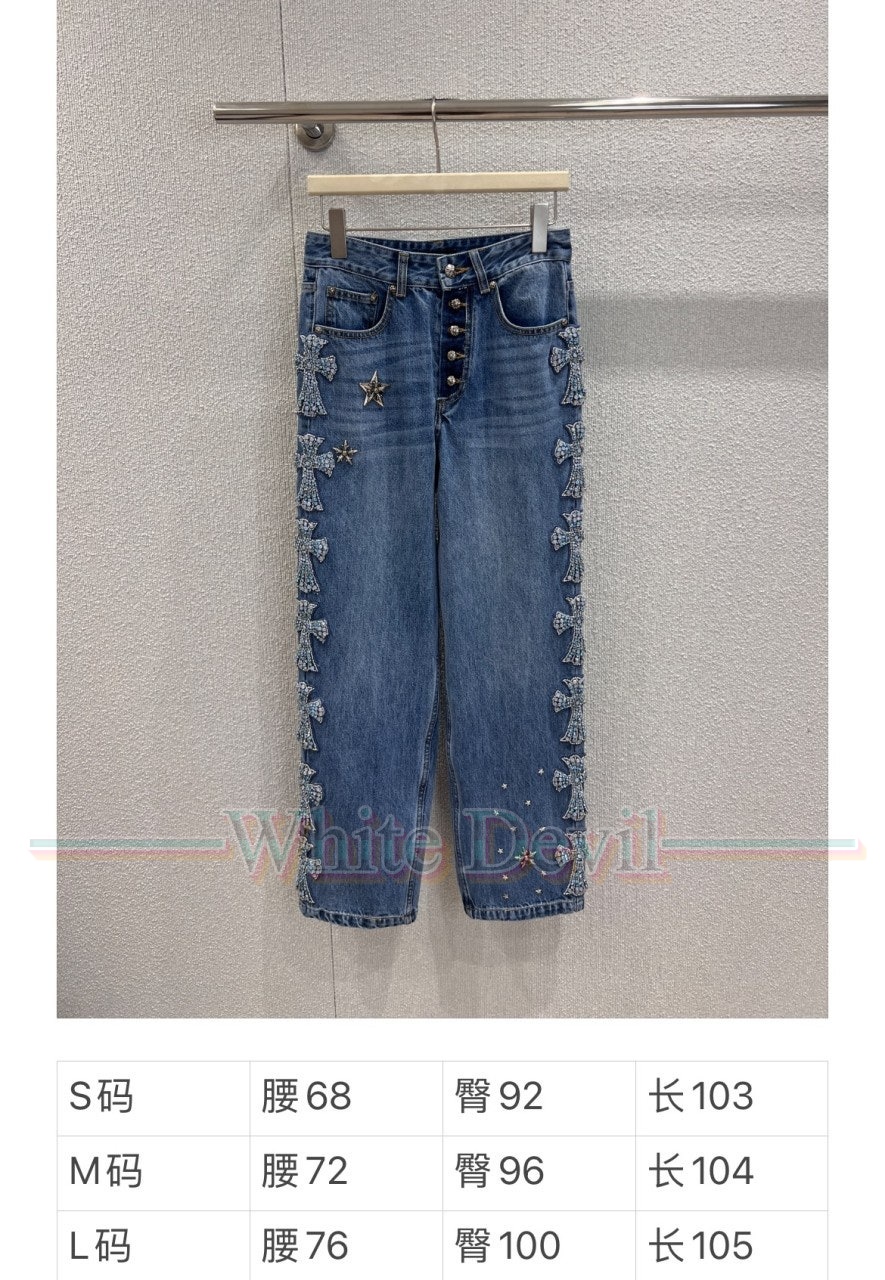 하얀악마 이미테이션 크롬하츠 청바지 (3).jpg