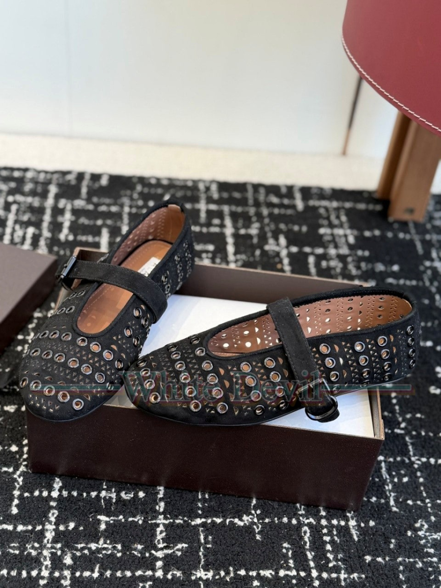 하얀악마 레플리카 알라이아 플랫슈즈 (4).jpg